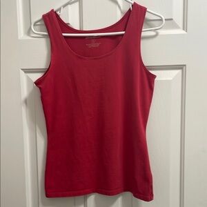 Eddie Bauer Women's Red Smooth Knit Tank Top